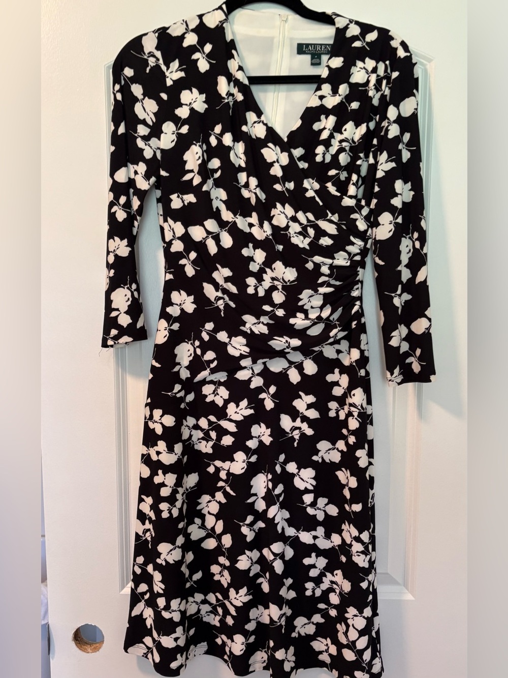 Lauren Ralph Lauren faux-wrap dress